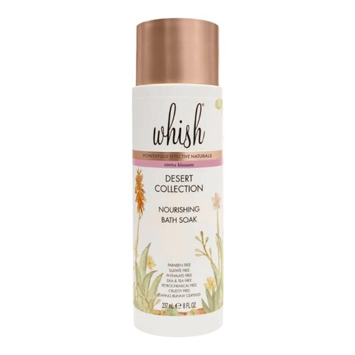 Whish Cactus Blossom Nourishing Bath Soak, 237ml/8 fl oz