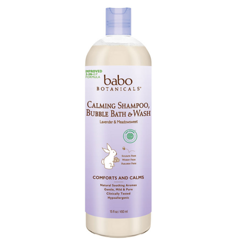Babo Botanicals Calming Baby Bubble Bath and Wash, 450ml/15.22 fl oz