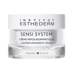 Calming Biomimetic Cream on white background