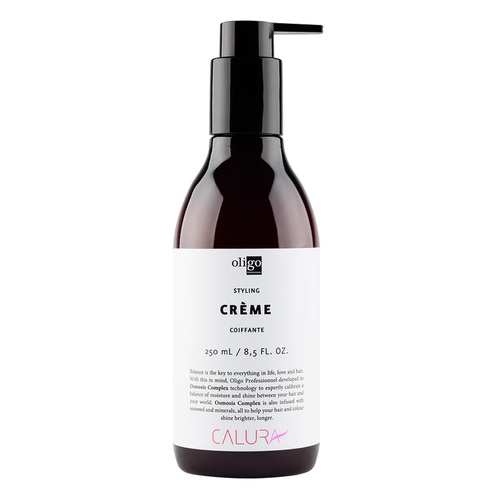 Oligo Professionel Calura Care and Styling Styling Creme on white background