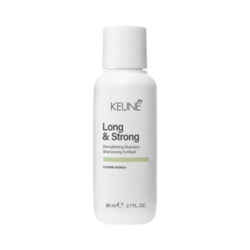 Care Long and Strong Strengthening Shampoo on white background