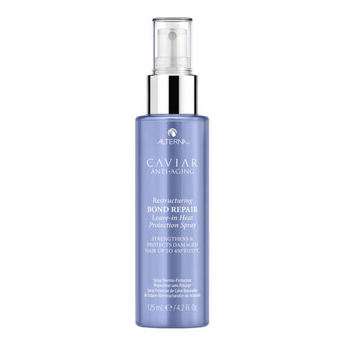 Alterna Caviar Anti-Aging Restructuring Bond Repair Leave-In Heat Protection Spray on white background