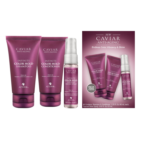 Alterna CAVIAR COLOR Infinite Color Hold Try Me Kit on white background