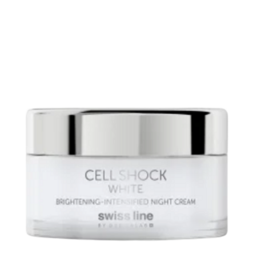 Swiss Line Cell Shock White Brightening-Intensified Night Cream on white background