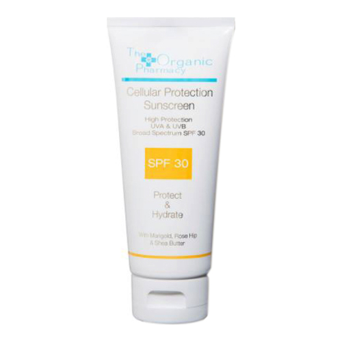 The Organic Pharmacy Cellular Protection Sun Cream SPF 30 on white background