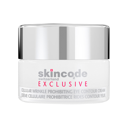Skincode Cellular Wrinkle Prohibiting Eye Contour Cream on white background