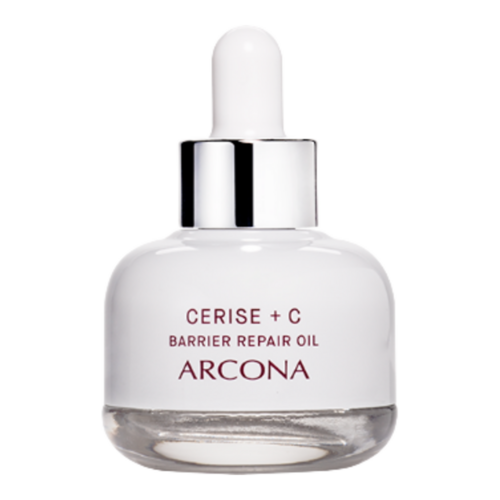 Arcona Cerise + C Barrier Repair Oil on white background