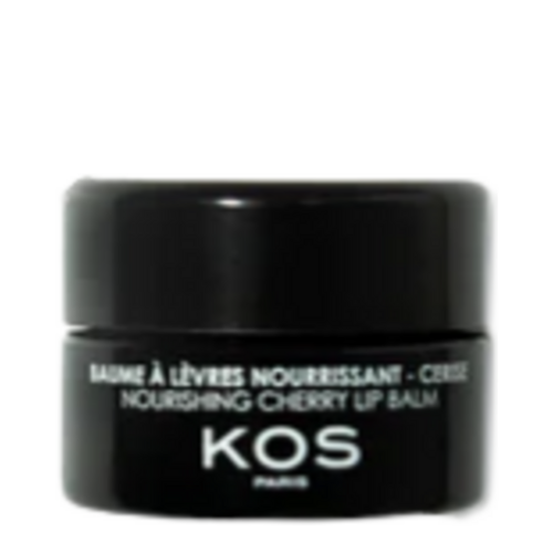 Kos Paris Cherry Lip Balm on white background