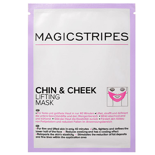 Magicstripes Chin and Cheek Lifting Mask - 5 Masks on white background