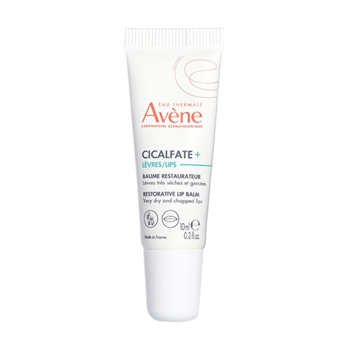 Avene Cicalfate+ LIPS Restorative Lip Balm on white background