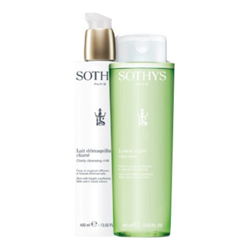 Sothys Clarity Milk and Lotion Duo on white background