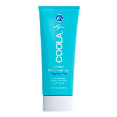 Coola Classic Body Organic Sunscreen Lotion SPF 50 - Fragrance Free on white background