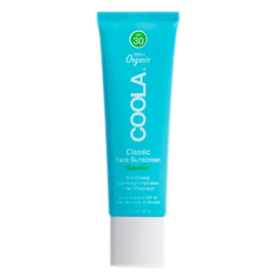 Classic Face Organic Sunscreen Lotion SPF 30 - Cucumber on white background