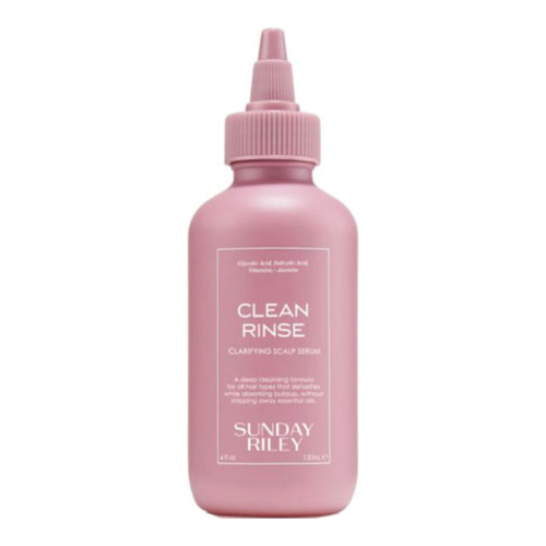 Sunday Riley Clean Rinse Clarifying Scalp Serum on white background