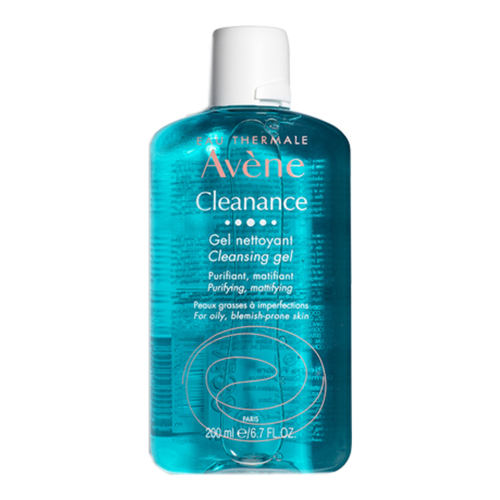 Avene Cleanance Gel Cleanser on white background