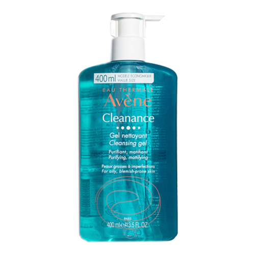 Avene Cleanance Gel Cleanser on white background