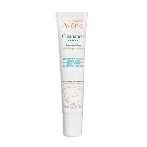 Avene Cleanance Mattifying Emulsion on white background
