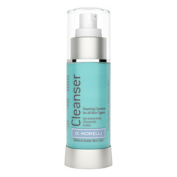 Cleanser on white background