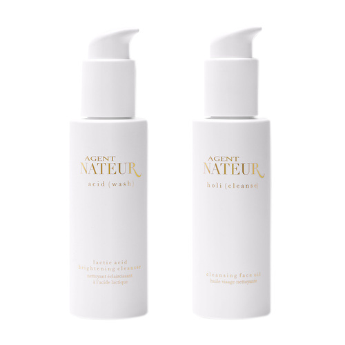 Agent Nateur Cleanser Duo - Travel Size, 2 x 50ml/1.7 fl oz