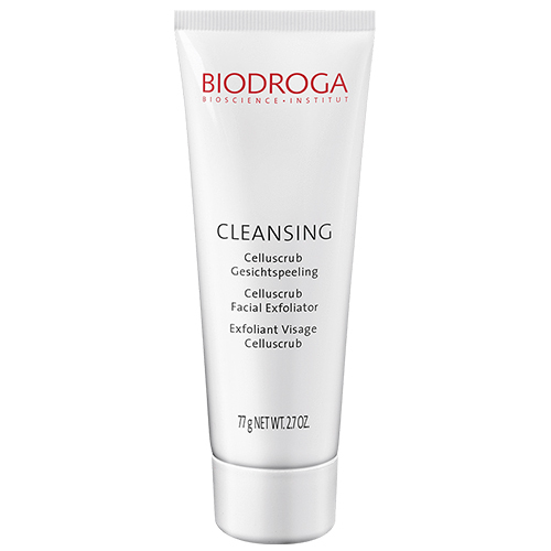 Biodroga Cleansing Celluscrub Facial Exfoliator on white background