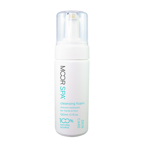 Moor Spa Cleansing Foam on white background