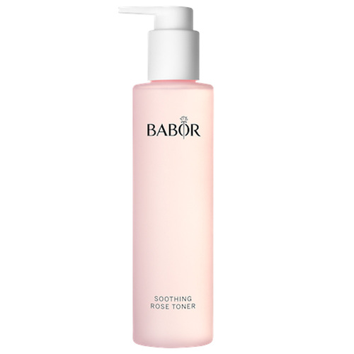 Babor Soothing Rose Toner on white background