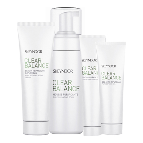 Skeyndor Clear Balance Set on white background