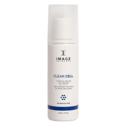 Clear Cell Clarifying Salicylic Gel Cleanser on white background