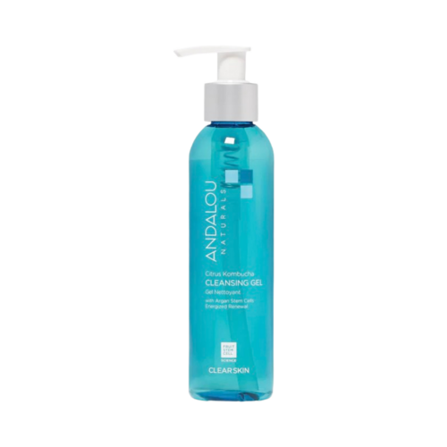 Andalou Naturals Clear Skin Citrus Kombucha Cleansing Gel, 178ml/6.02 fl oz Andalou Naturals Clear Skin Citrus Kombucha Cleansing Gel on white background