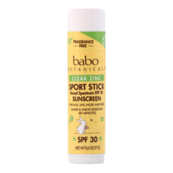 Clear Zinc Mineral Sunscreen Sport Stick SPF30 - Fragrance Free