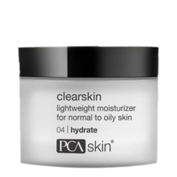 Clearskin on white background