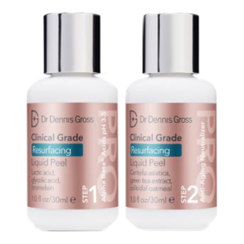 Dr Dennis Gross Clinical Grade Resurfacing Liquid Peel  2 steps, 2 x 30ml/1 fl oz