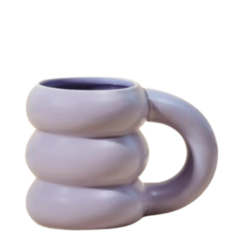 Blume  Cloud Mug - Green on white background