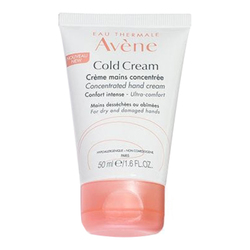 Cold Cream Hand Cream on white background