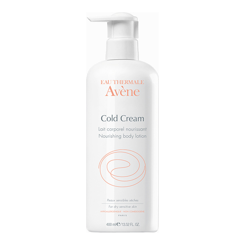 Avene Cold Cream Nourishing Body Lotion on white background