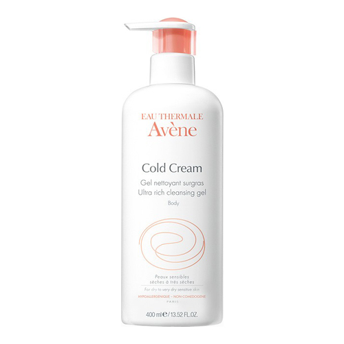 Avene Cold Cream Ultra Rich Cleansing Gel on white background