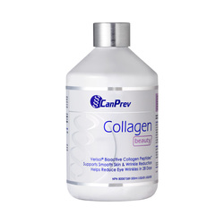 Collagen Beauty on white background