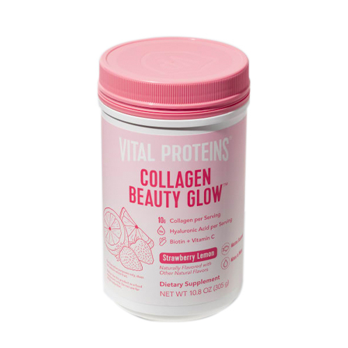 Vital Proteins Collagen Beauty Glow - Strawberry Lemon on white background