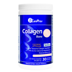Collagen Bone Powder on white background