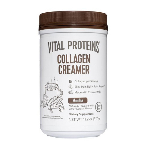 Vital Proteins Collagen Creamer - Mocha on white background