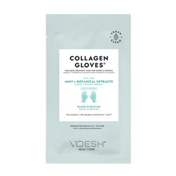 Collagen Gloves Mint (1 Pair) on white background