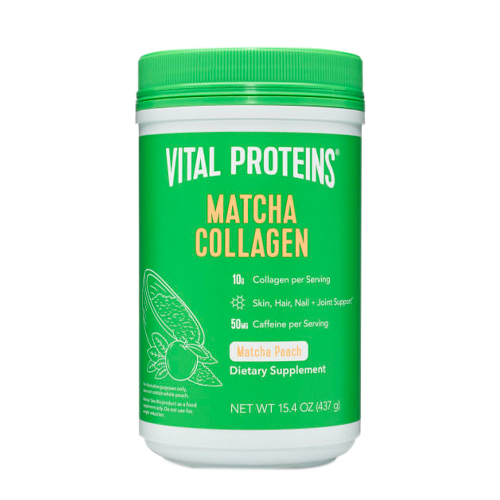 Vital Proteins Collagen Peptides - Matcha (Peach) Stick Pack on white background