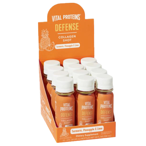 Vital Proteins Collagen Shot - Defense Carton of 12 on white background