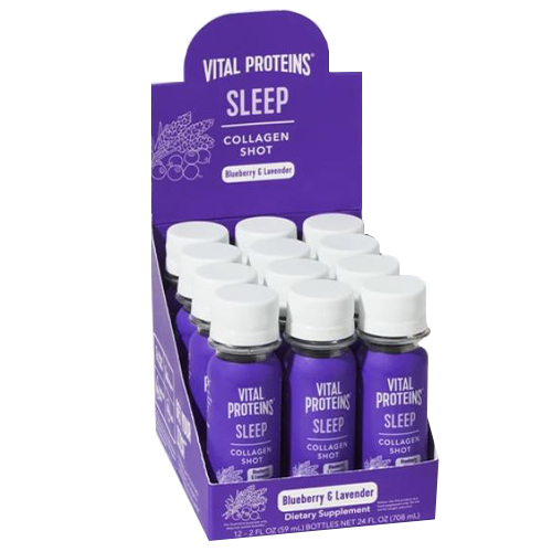 Vital Proteins Collagen Shot - Sleep Carton of 12 on white background