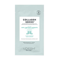 Collagen Socks Mint (1 Pair) on white background