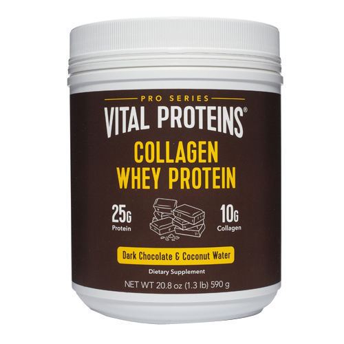 Vital Proteins Collagen Whey - Banana, Cinnamon, Vanilla on white background