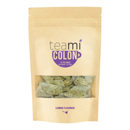 Teami Colon Cleanse Tea Blend on white background