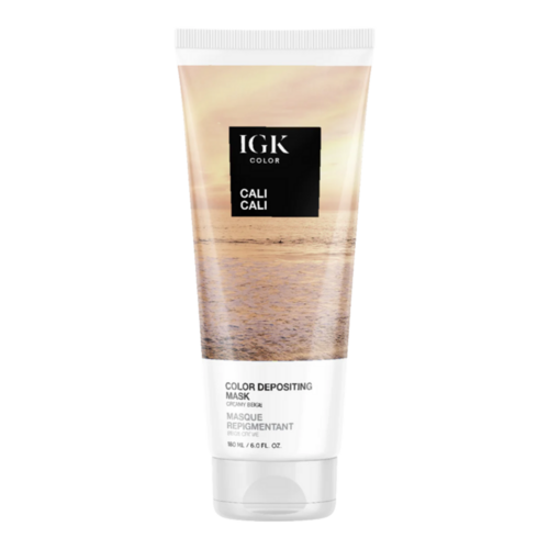 IGK Hair Color Depositing Hair Mask - Brown Bella on white background