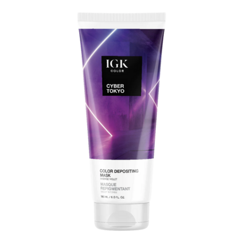 IGK Hair Color Depositing Hair Mask - Brown Bella on white background