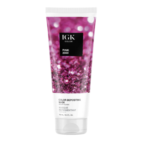 IGK Hair Color Depositing Hair Mask - Brown Bella on white background